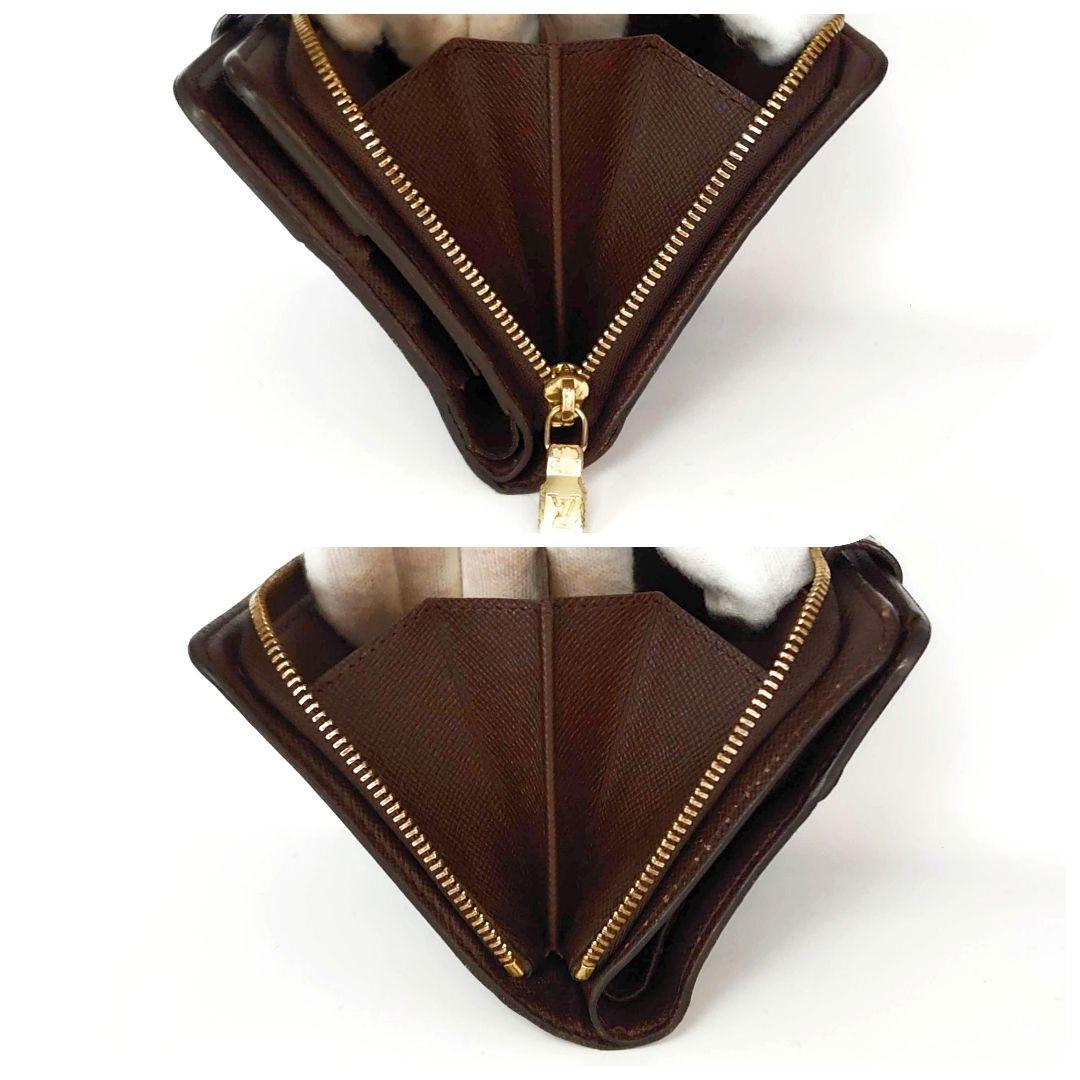 LOUIS VUITTON ルイヴィトン コンパクトジップ ダミエ　二つ折り財布