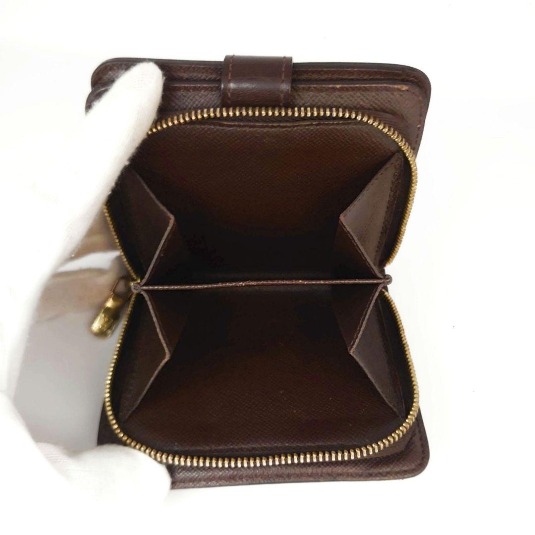 LOUIS VUITTON ルイヴィトン コンパクトジップ ダミエ　二つ折り財布