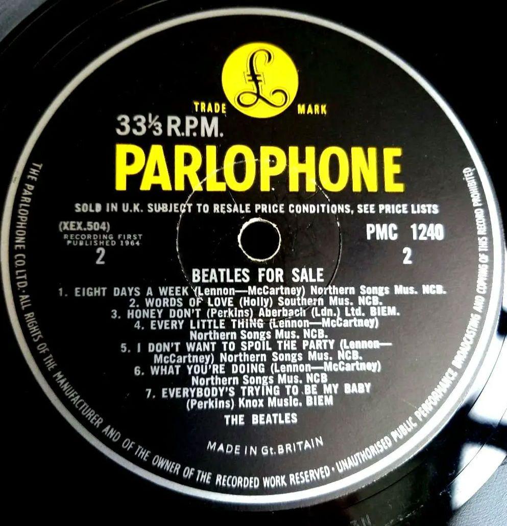 UK盤ビートルズ BEATLES FOR SALE