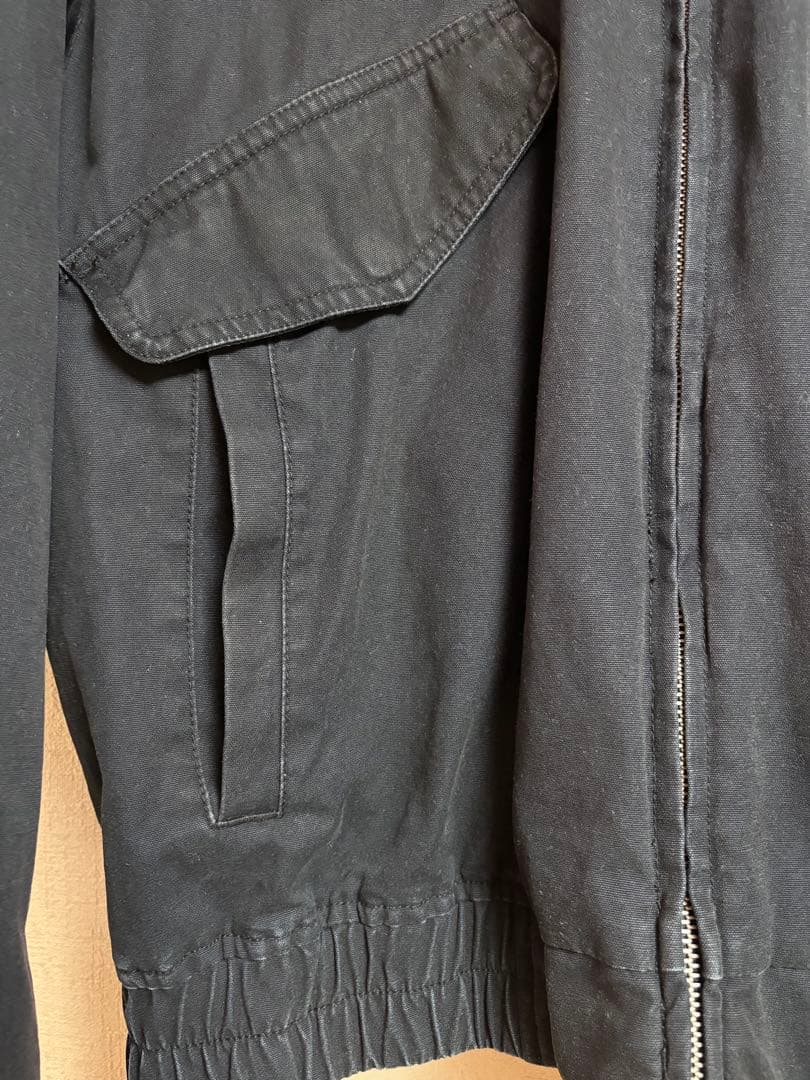Supreme leather collar utility jacket S