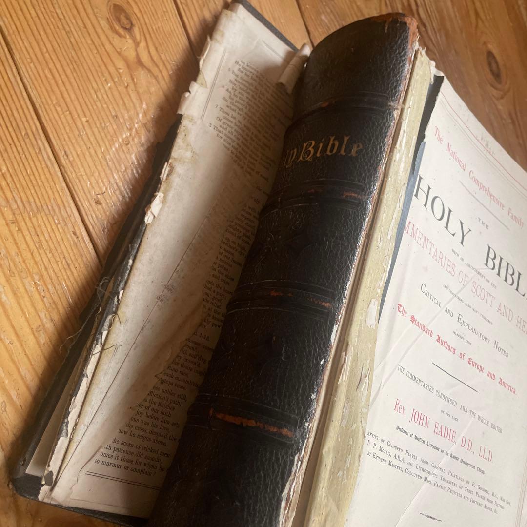 アンティーク聖書　1919年製？　イギリスで購入