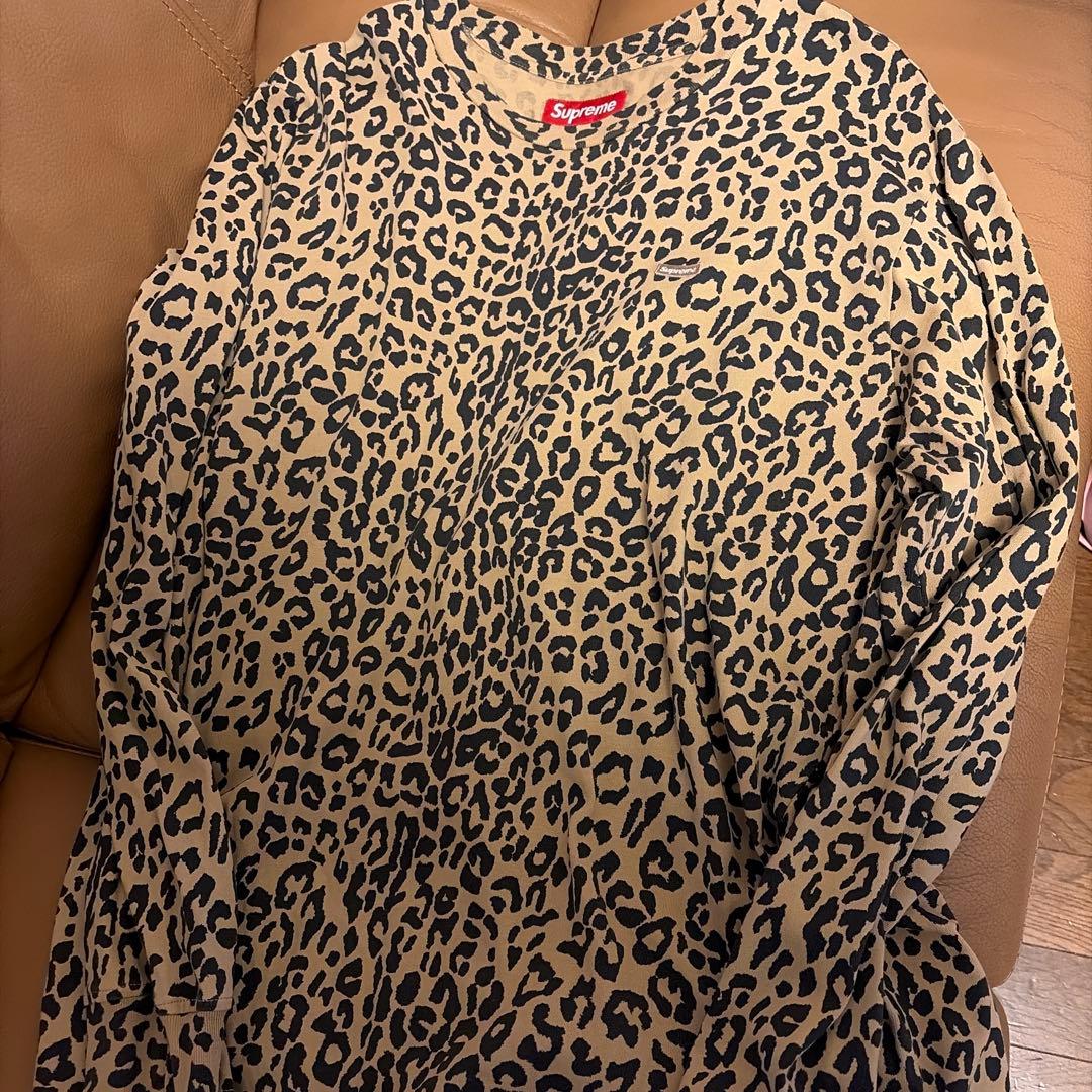 Supreme スモールボックス　ロングT レオパード Sサイズ　希少柄
