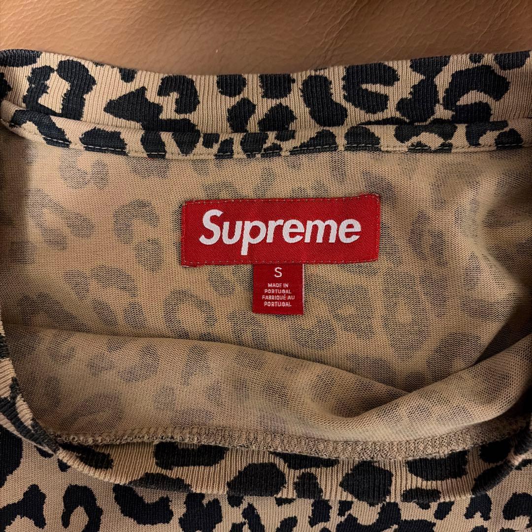 Supreme スモールボックス　ロングT レオパード Sサイズ　希少柄