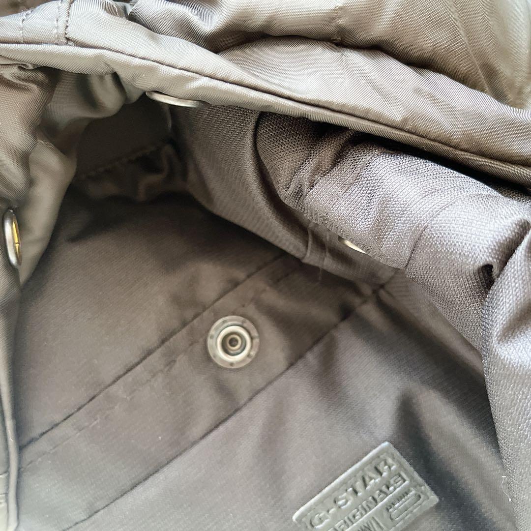 美品 G-STAR RAW ジースター・ロゥ 中綿ジャケット フーデッド M 黒