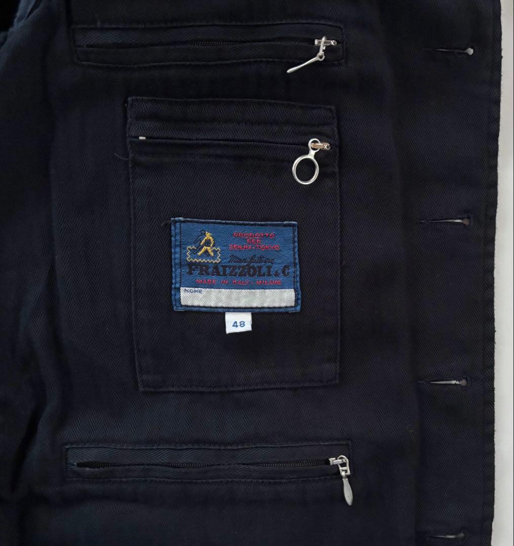 Fraizzoli イタリア製 ジャケット 48 ネイビー