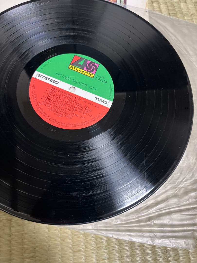 アレサ・フランクリン　帯付LPレコード　2枚セット　ソウル　vinyl 国内盤