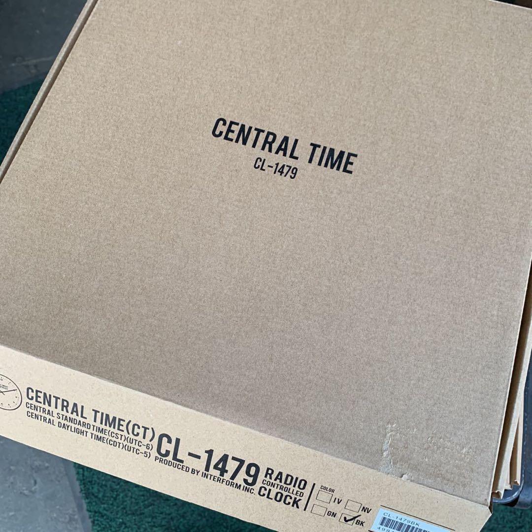【極美品】掛け時計　電波時計　CENTRAL TIME　CL-1479