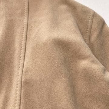 【最高級白タグ】Max Mara　アンゴラ混 ロングコート ベージュ XL相当