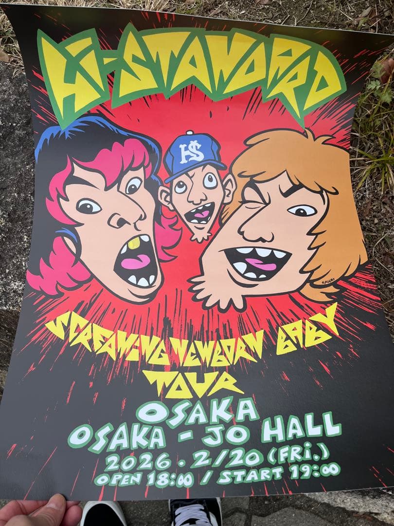 Hi-STANDARD ポスター　大阪城公演