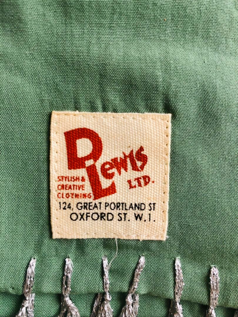 D Lewis フリンジ付きレーヨンスカーフ　未使用品　2色セット