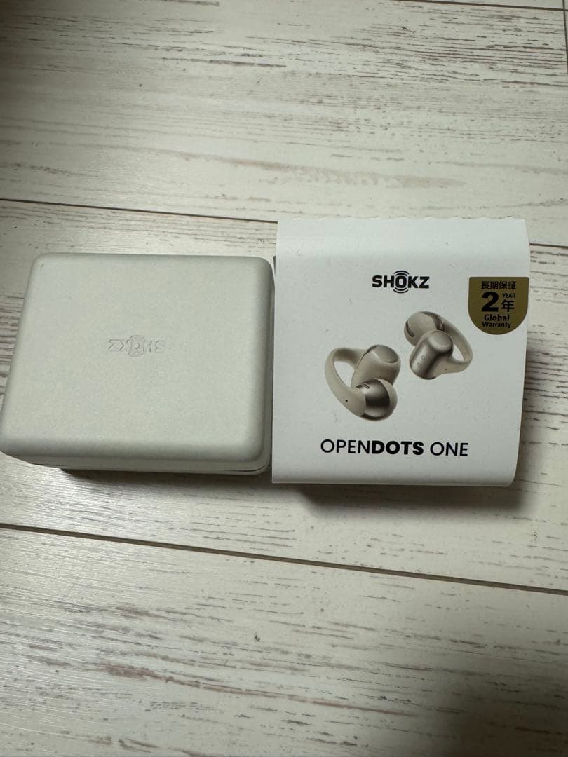 shokz OpenDots ONE 片耳+充電ケース+保護ケース グレー
