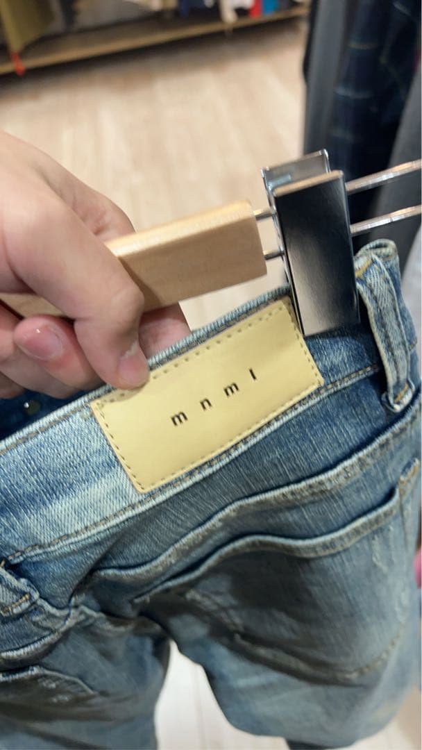 パンツ mnml X162 STRETCH DENIM BLUE 28
