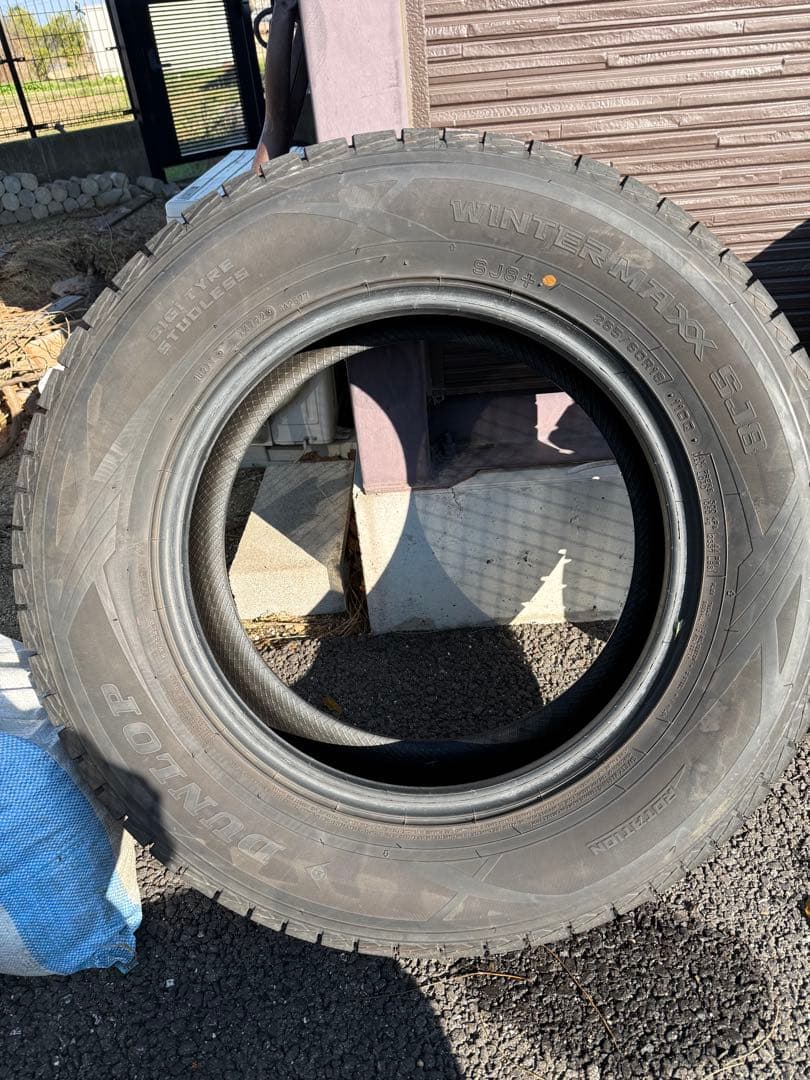 DUNLOP ウィンターマックスSJ8 265/60r18 スタッドレスタイヤ