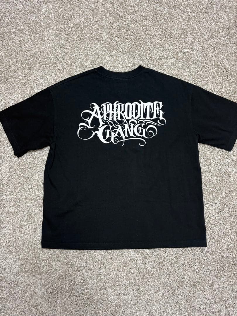 GAKKIN × BUDSPOOL 花罰家紋 Tシャツ 黒 L 舐達麻