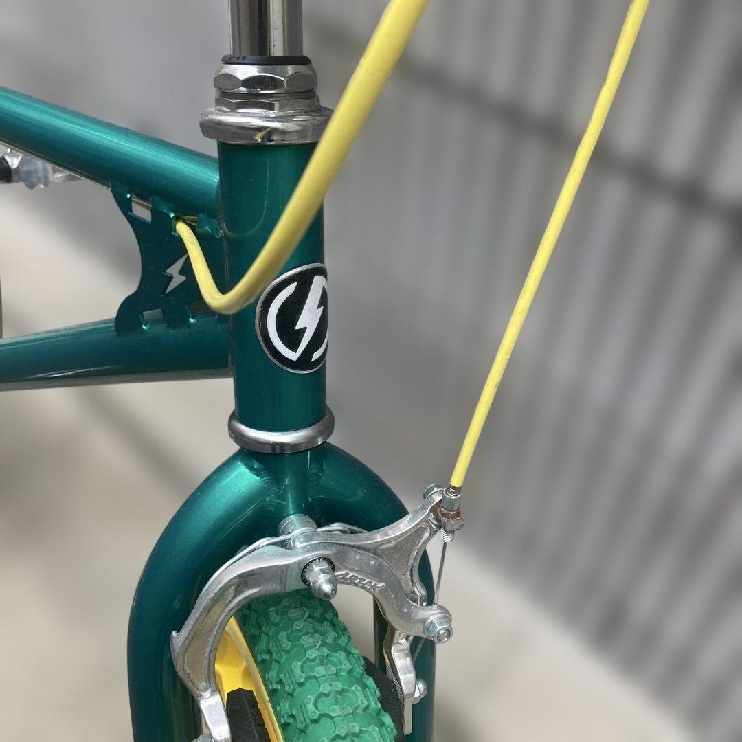 m*p様 BMX 20インチ_プロホイール_グリーン×イエロー