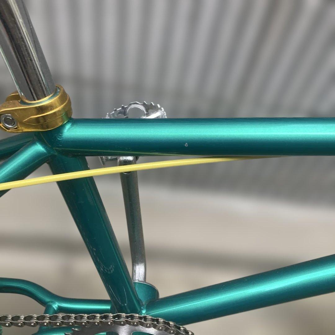 m*p様 BMX 20インチ_プロホイール_グリーン×イエロー