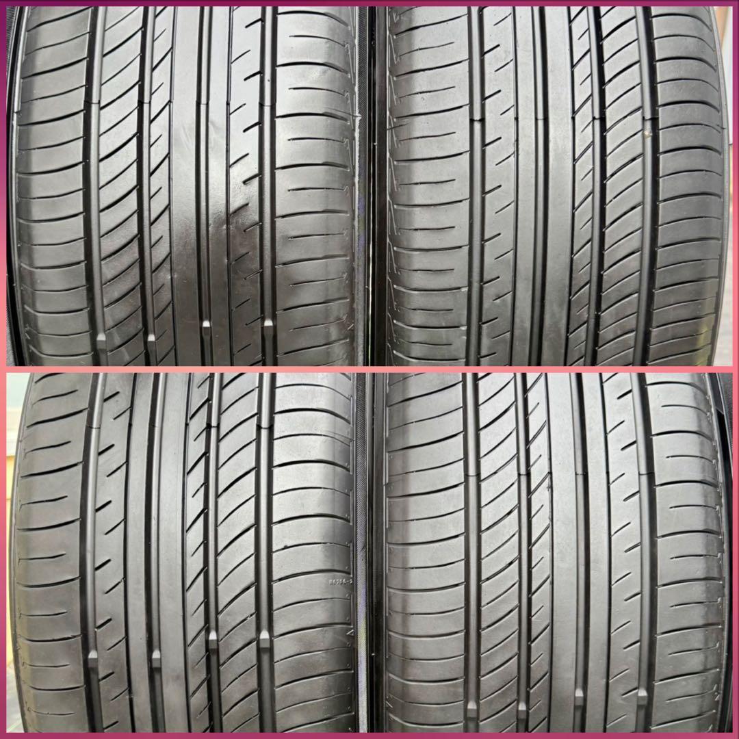 ヨコハマ アドバンdb v552．225/55R17.24年製．深山4本セット