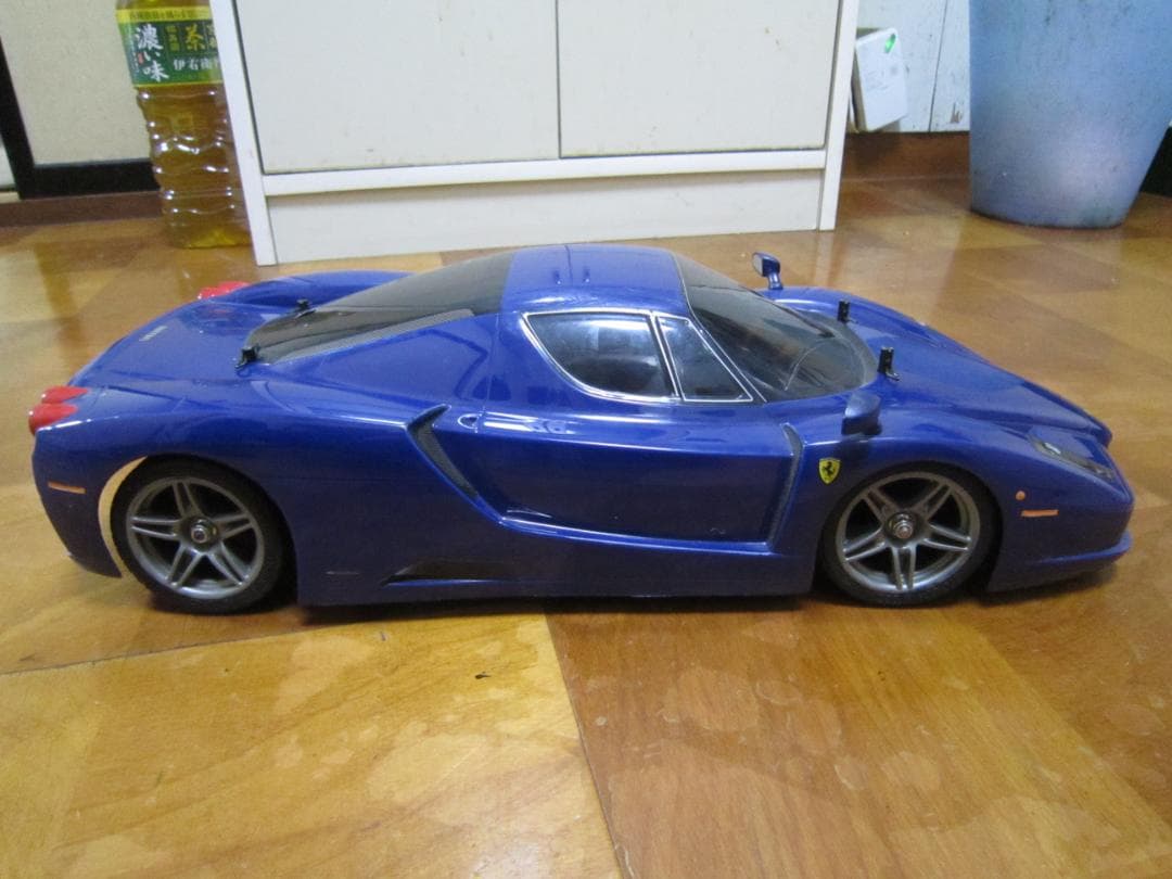 エンジン1発始動 1/10 タミヤ TG10 mk-1 フルメカ フェラーリ