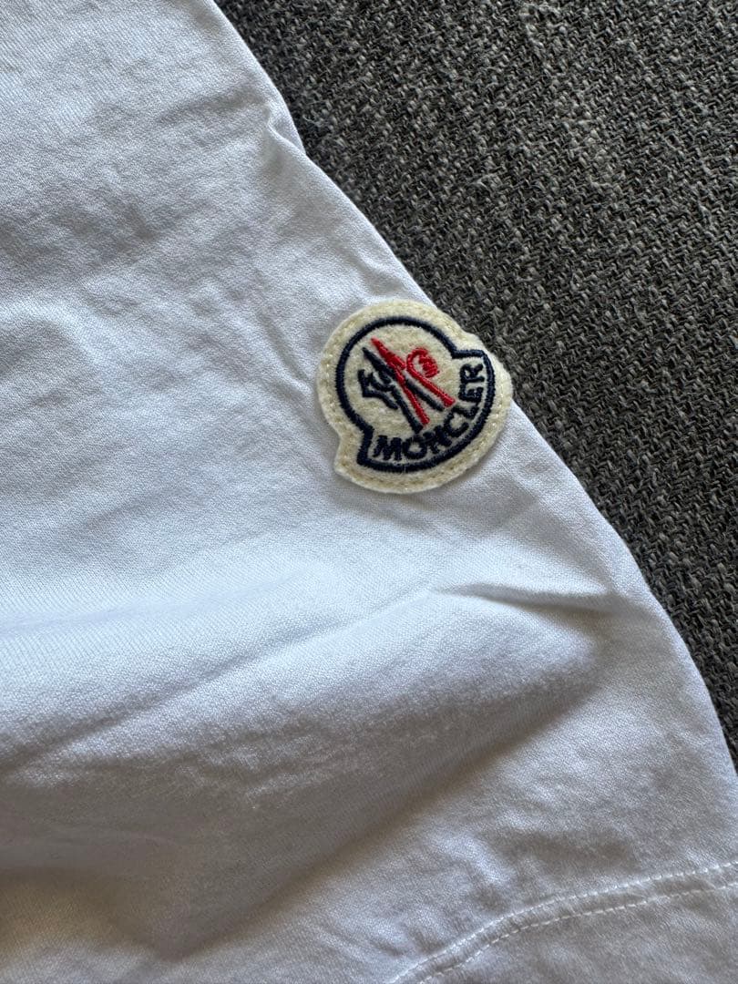 MONCLER ストライプ Tシャツ ホワイト