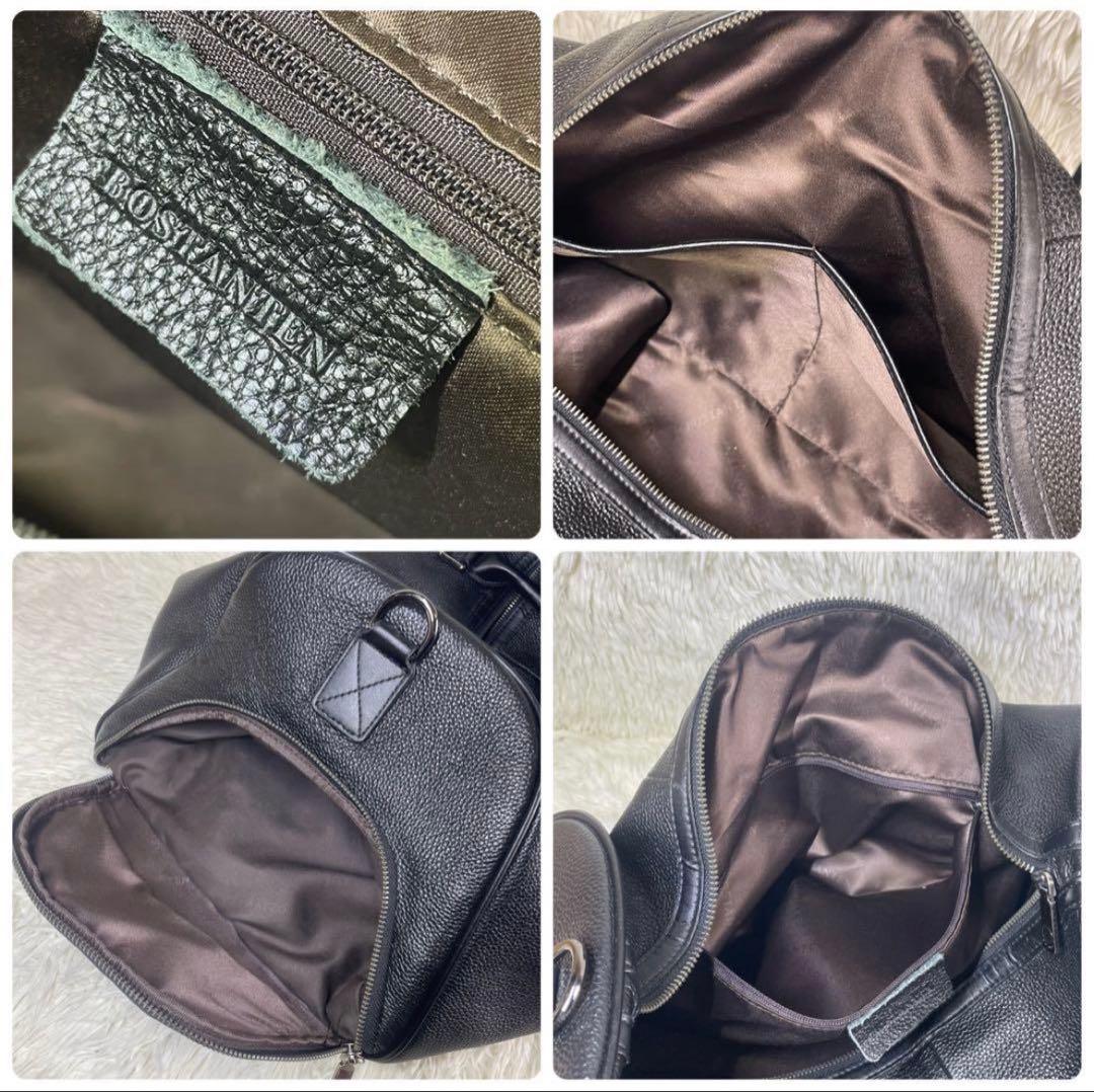 【美品】BOSTANTEN 2wayボストンバッグ 本革 トラベル バッグ