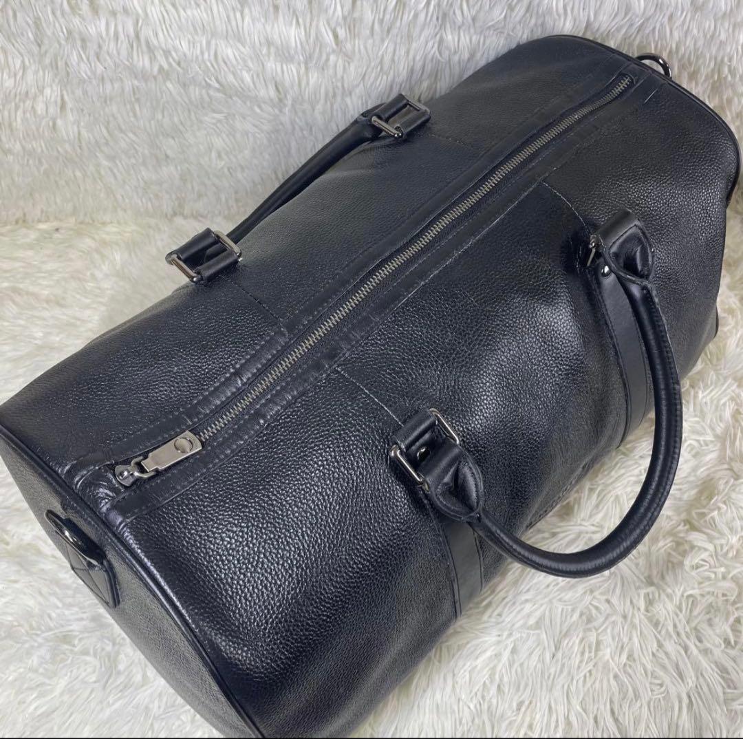 【美品】BOSTANTEN 2wayボストンバッグ 本革 トラベル バッグ