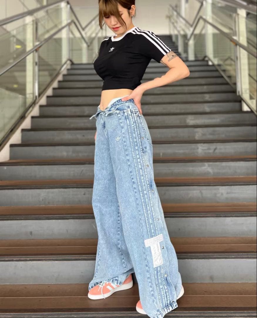 adidas アディブレイク デニムジーンズ 27