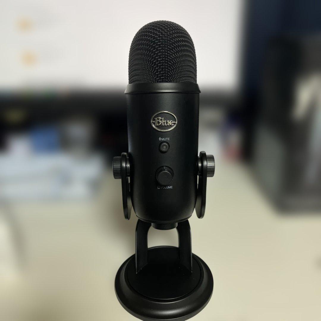 blue yeti コンデンサーマイク　ブラック