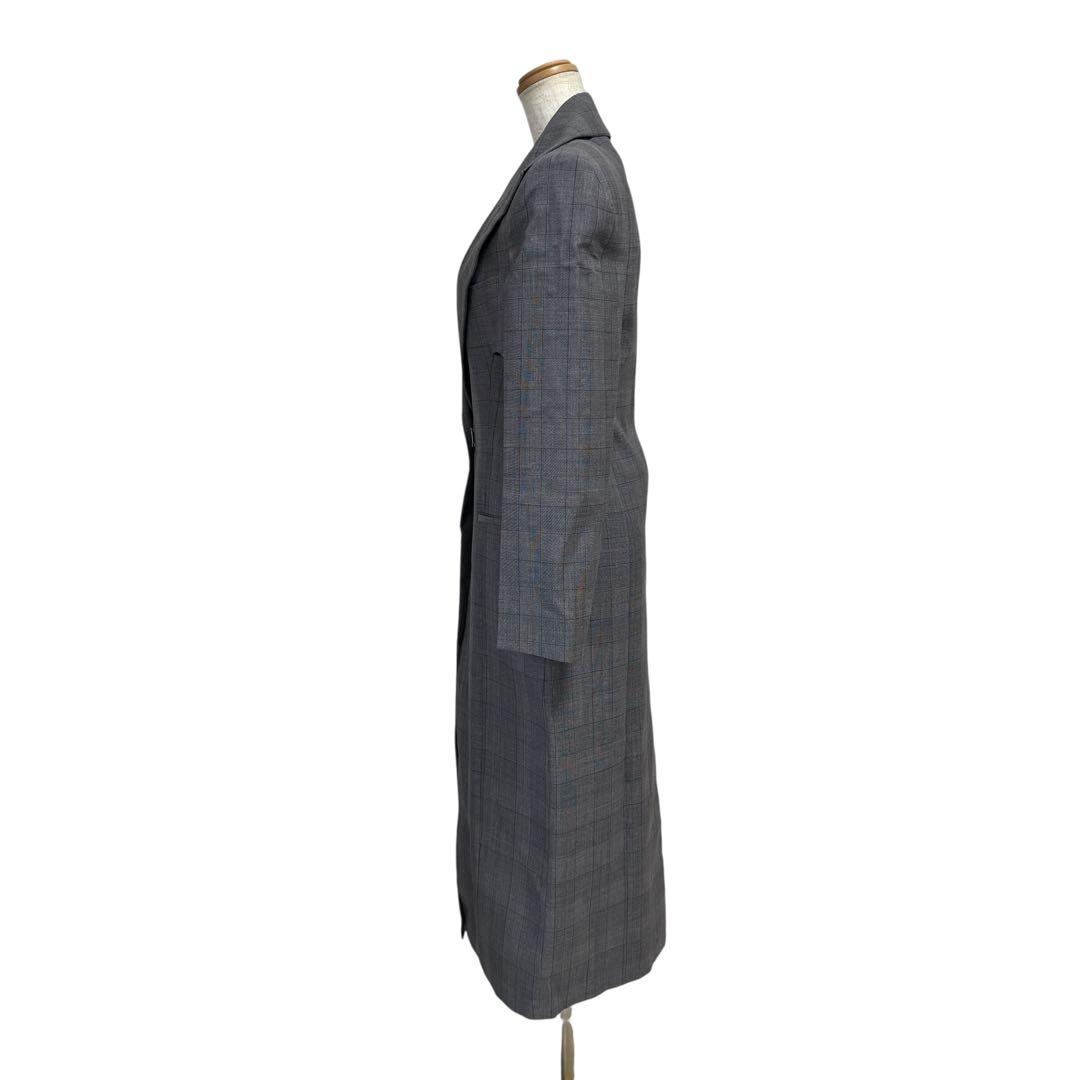 定価50万　ジバンシィ グレンチェック ロングコート 34 ハンガー ガーメント