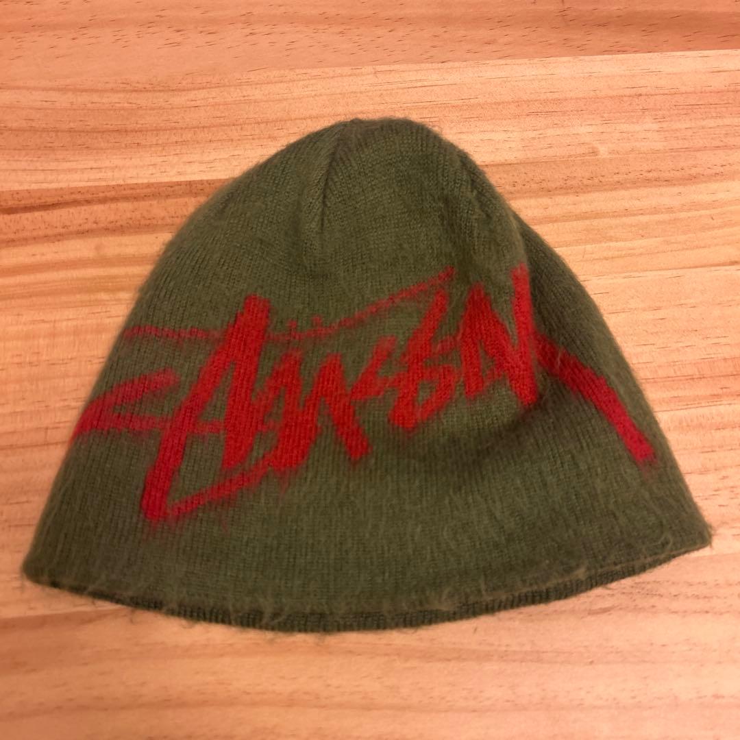 Stussy オリーブ色 ビーニー