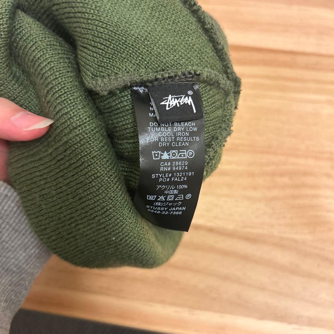 Stussy オリーブ色 ビーニー