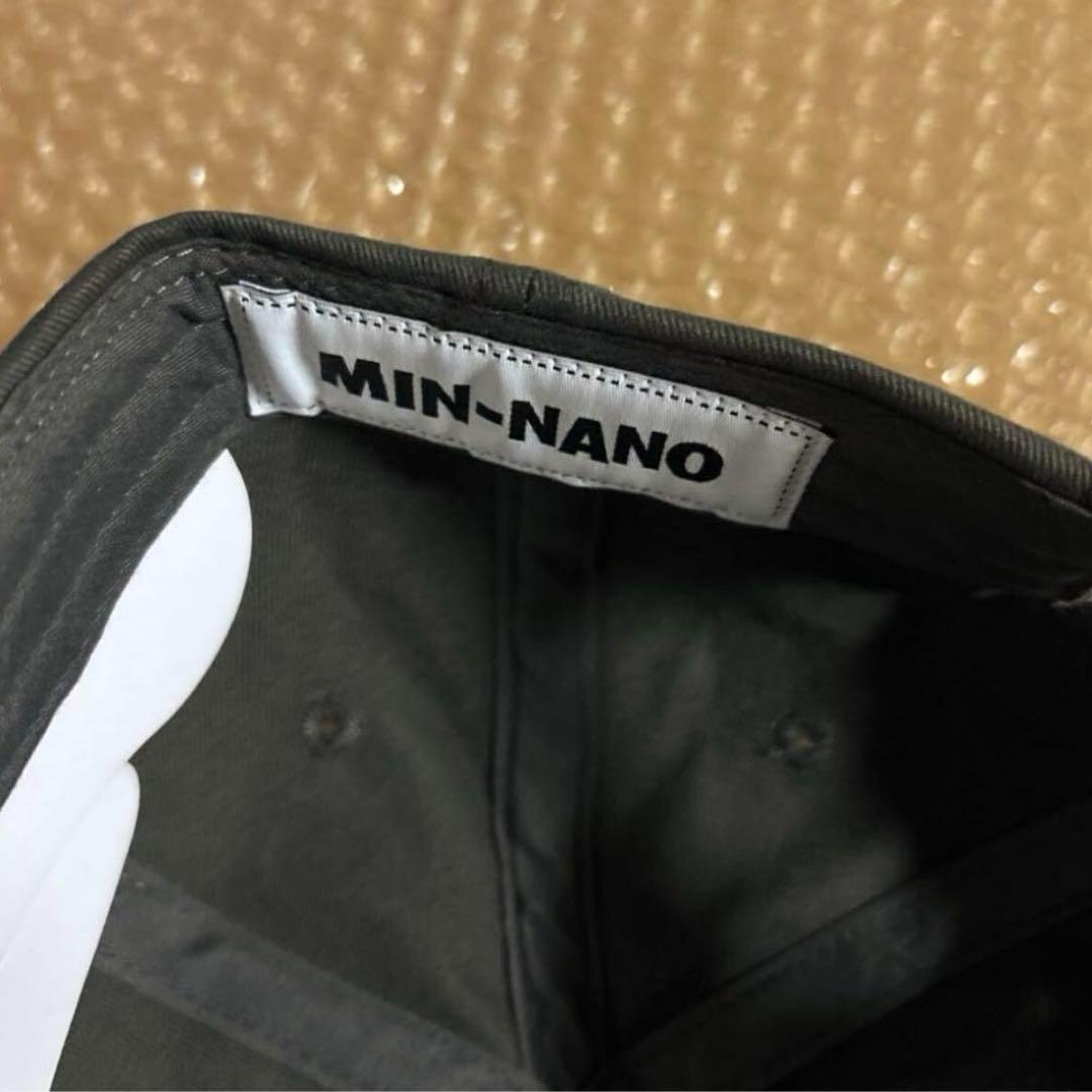 MIN-NANO HITE ロゴ キャップ CAP hat minnano