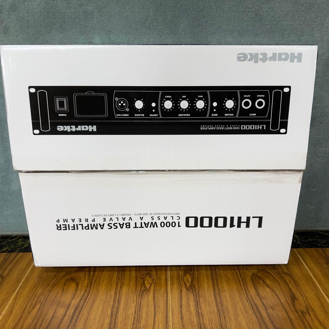 ❶Hartke LH1000 ベースアンプ ❷❸スピーカー❹ラック同時ご購入