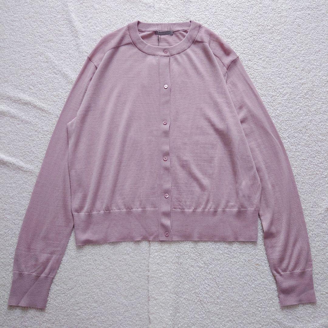 タグ付 theory luxe 24AW 洗える カーディガン ウール Lサイズ