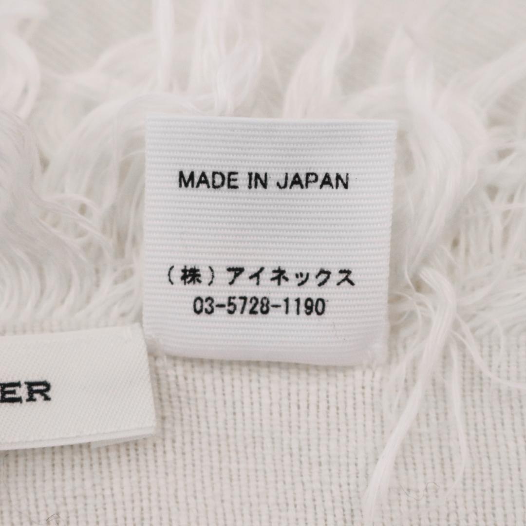 ASAUCE MELER アソースメレ　リネン100%　大判　ストール　ホワイト