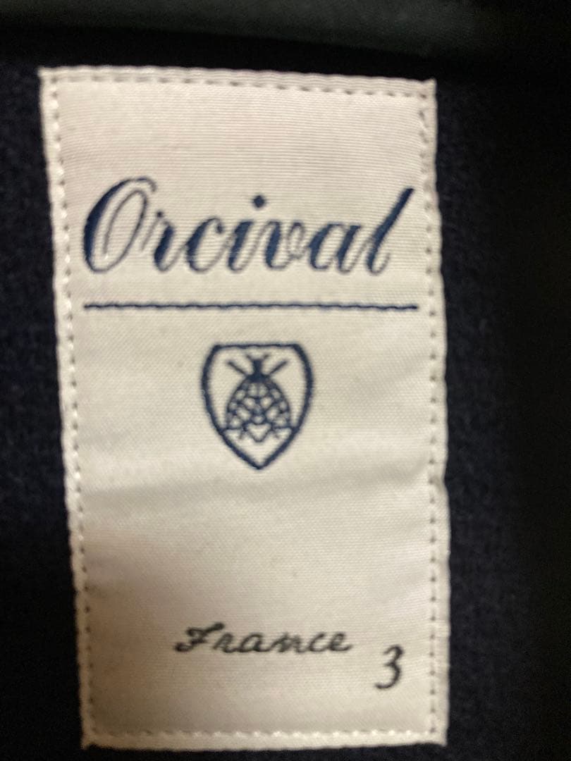 Orcival オーシバル　ネイビー ダッフルコート 3