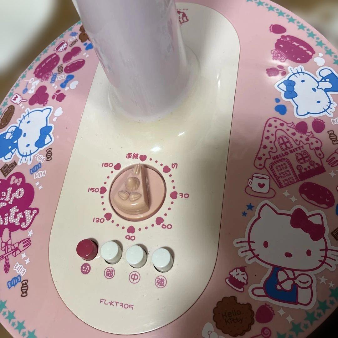 ハローキティ　サンリオ　30cm リビング扇　扇風機　レトロ　FL-KT305