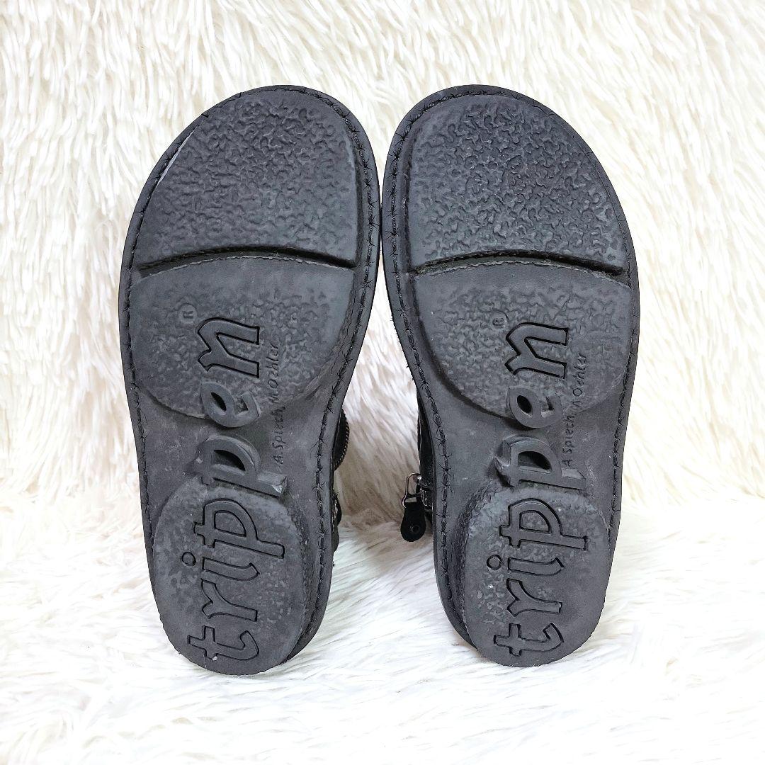 希少モデル✨trippen Diesel Wサイドジップ　ショートブーツ