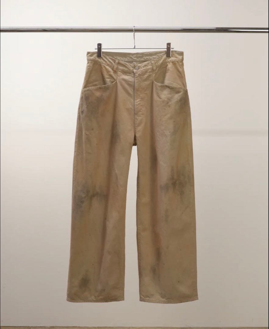 パンツ ANCELLM DENIM WIDE SLACKS