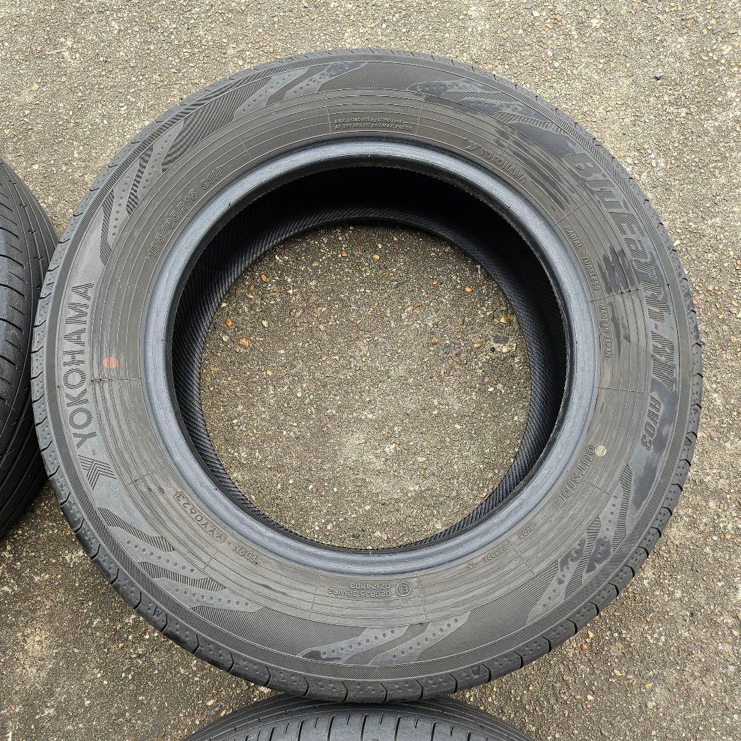 195/65R15 ブルーアース RV03 2023年製 4本 溝あり
