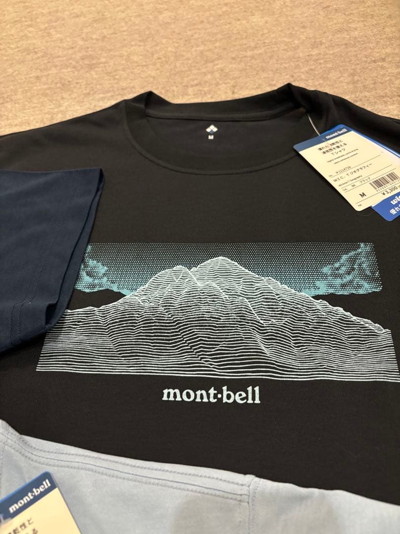 【新品】モンベル　3枚セット　半袖Tシャツ　メンズM