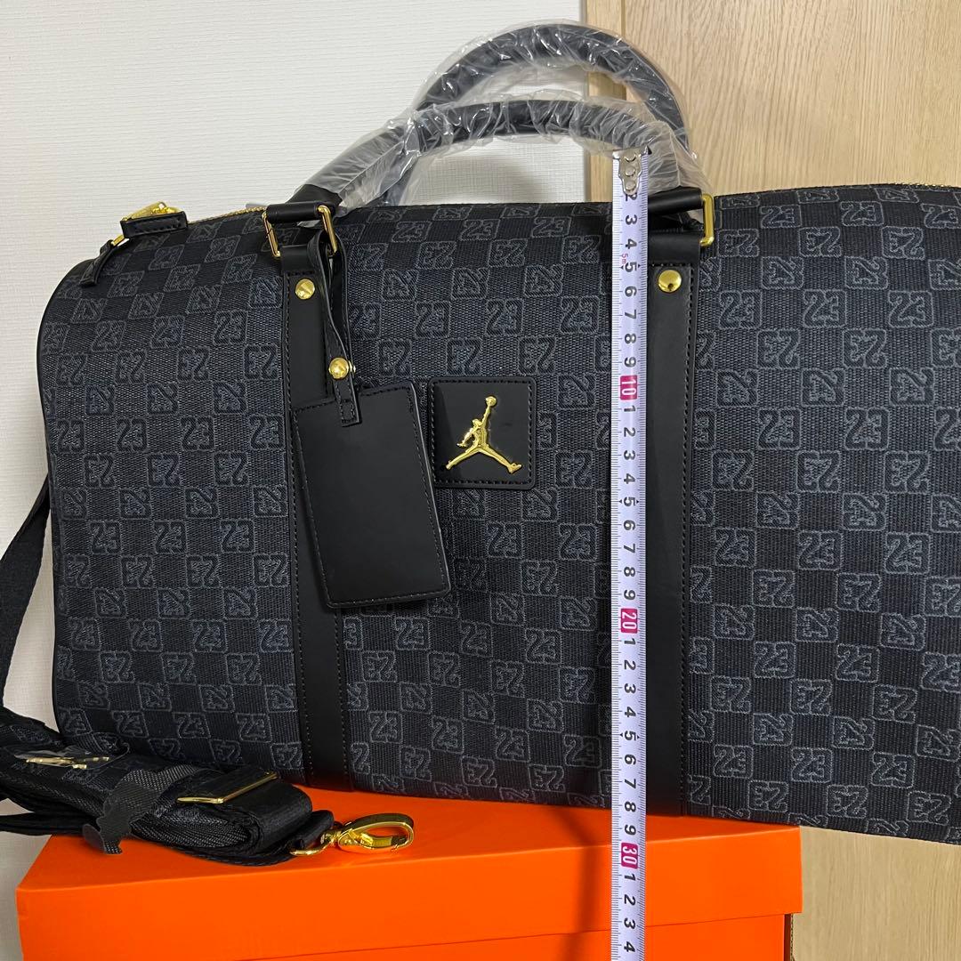 JORDAN MONOGRAM DUFFLE BAG BLACK ダッフルバック