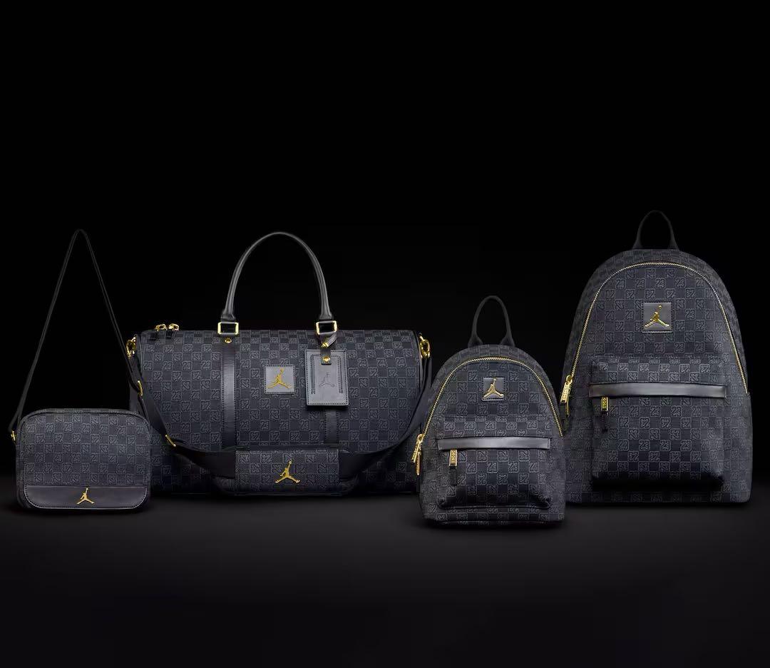 JORDAN MONOGRAM DUFFLE BAG BLACK ダッフルバック