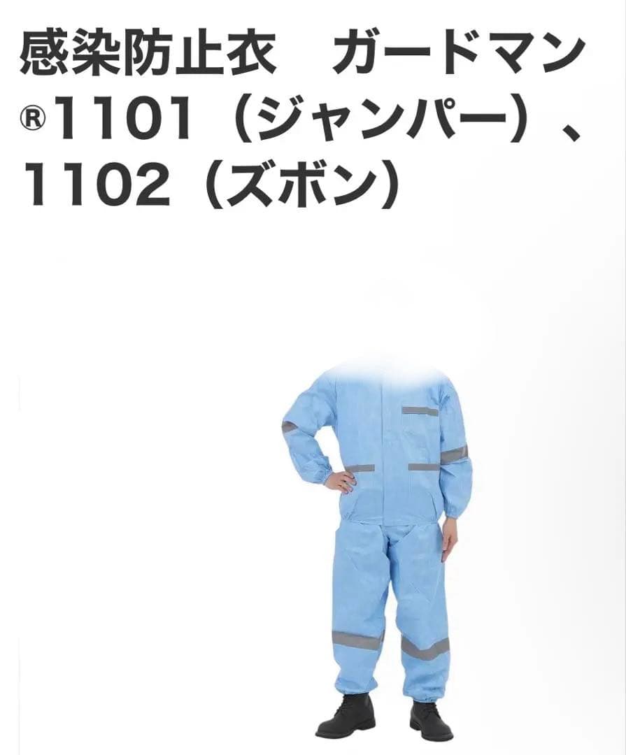 ガードマン感染防止衣上下