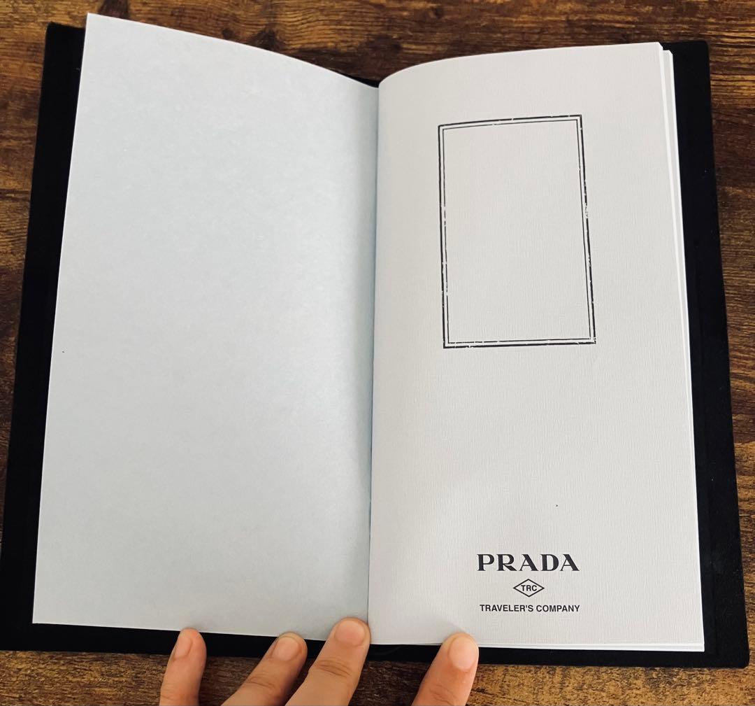 PRADA ブラックノート 2冊セット 収納袋付き
