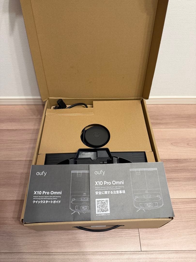 Eufy X10 Pro Omniロボット掃除機 新品モップ　ダストパック付