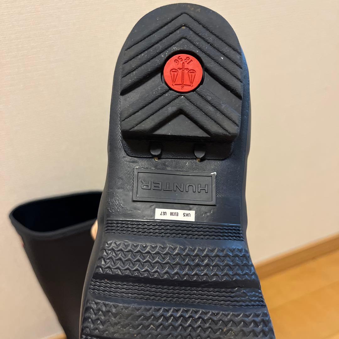 HUNTER ロングレインブーツ ブラック 23.0