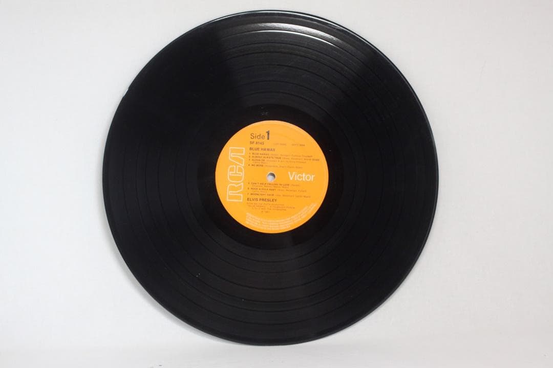 英LP Elvis Presley Blue Hawaii UK盤エラーレコード