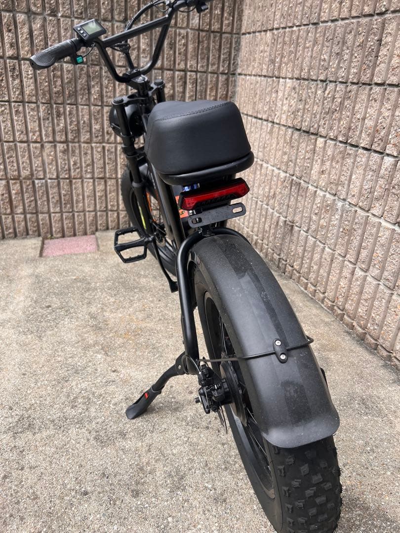 ブラック 電動アシスト自転車 不具合なし絶好調　super73系　室内保管