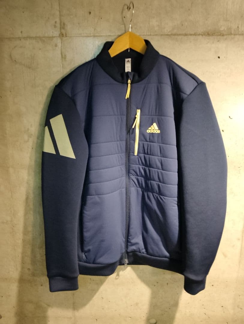 限定1点　正規品　adidas ネイビー ゴルフジャケット　美品　送料無料L