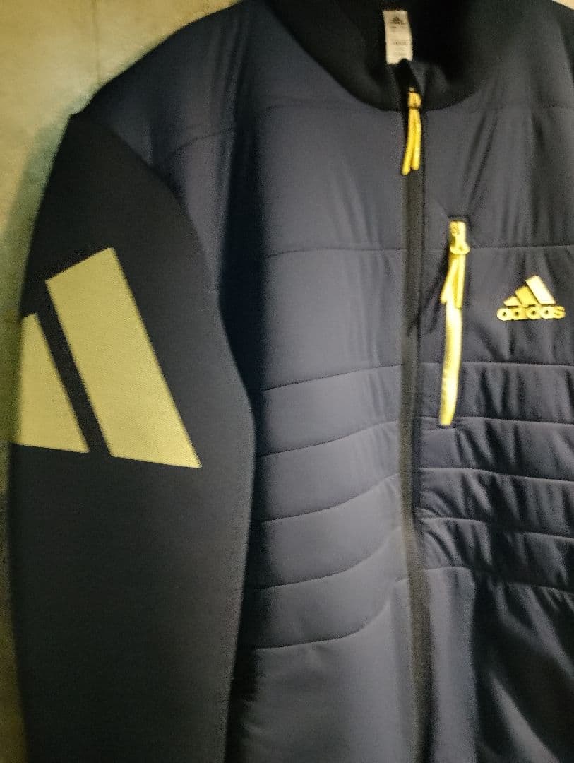限定1点　正規品　adidas ネイビー ゴルフジャケット　美品　送料無料L